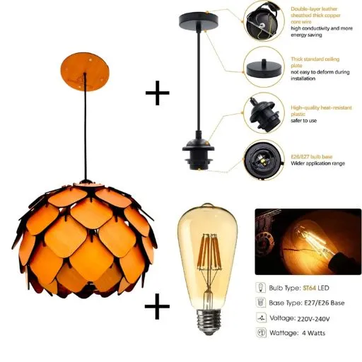 New Wooden Ceiling Lamps Upgrade Your Home Beauty