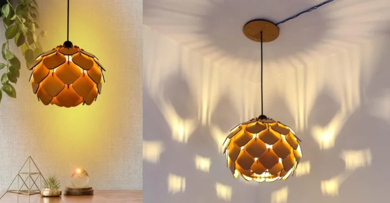 wooden ceiling lamp