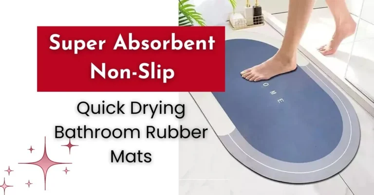 Quick Drying Bathroom Rubber Mats