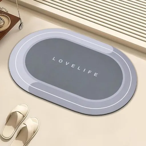 Super Absorbent Non-Slip Quick Drying Bathroom Rubber Mats