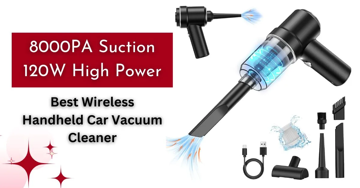 wireless handheld car vacuum cleaner